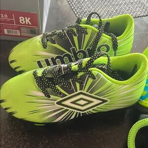 Umbro Kids Sneakers - Neon Green and Black
